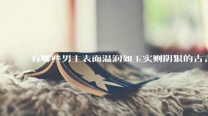 有哪些男主表面温润如玉实则阴狠的古言？
